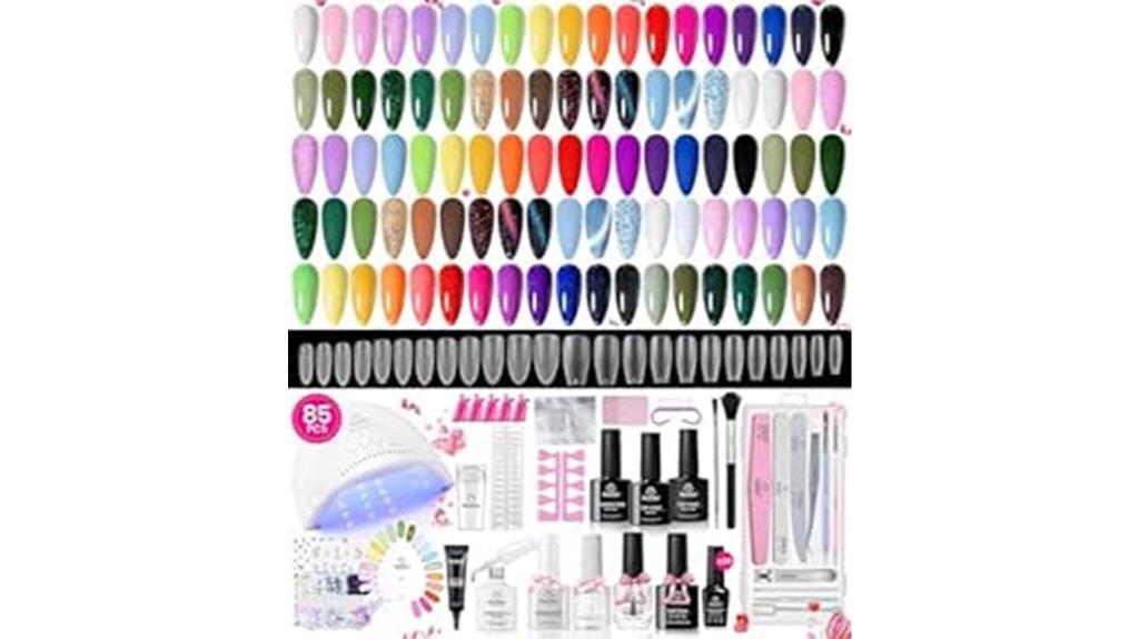 85 piece nail polish kit