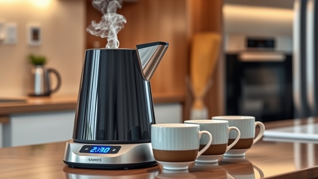 adjust tea brewing temperatures