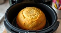 air fryer cake baking test
