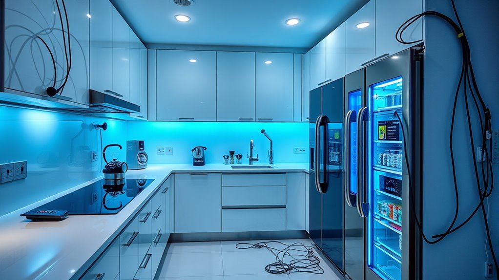 balancing smart kitchen use