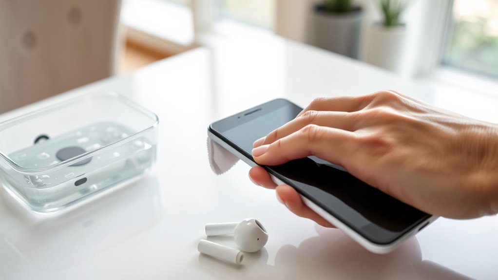 clean disinfect protect devices