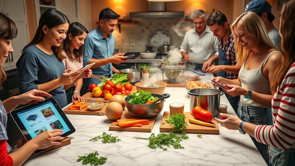 collaborative customizable cooking experience