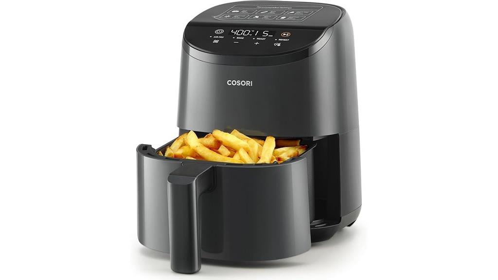 compact 2 1 quart air fryer