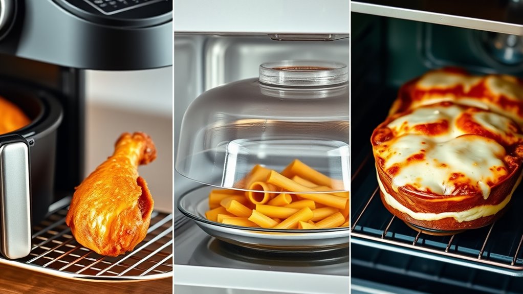 comparing reheating methods effectively