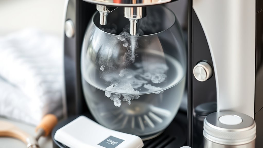 consistent cleaning prevents mineral buildup