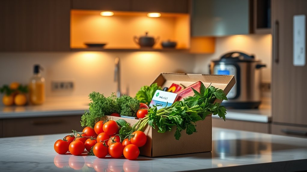 contactless meal kit delivery