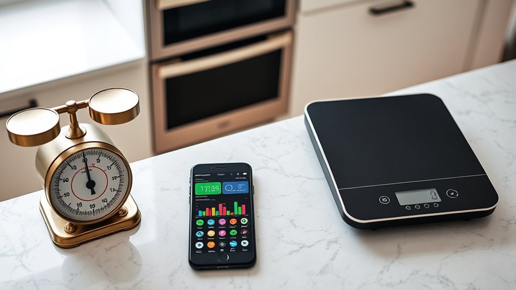 digital app connected kitchen scales