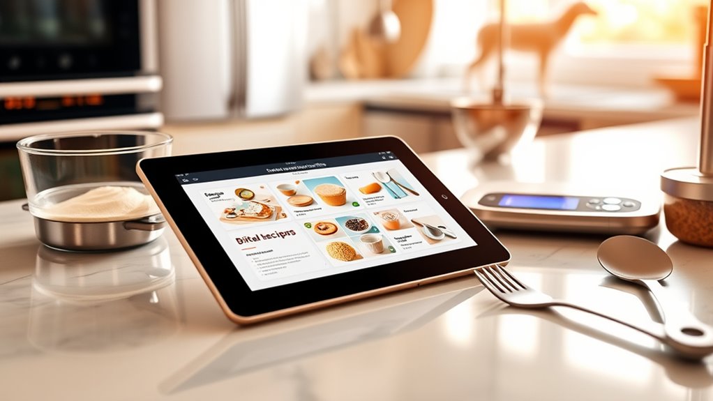 digital baking recipe management