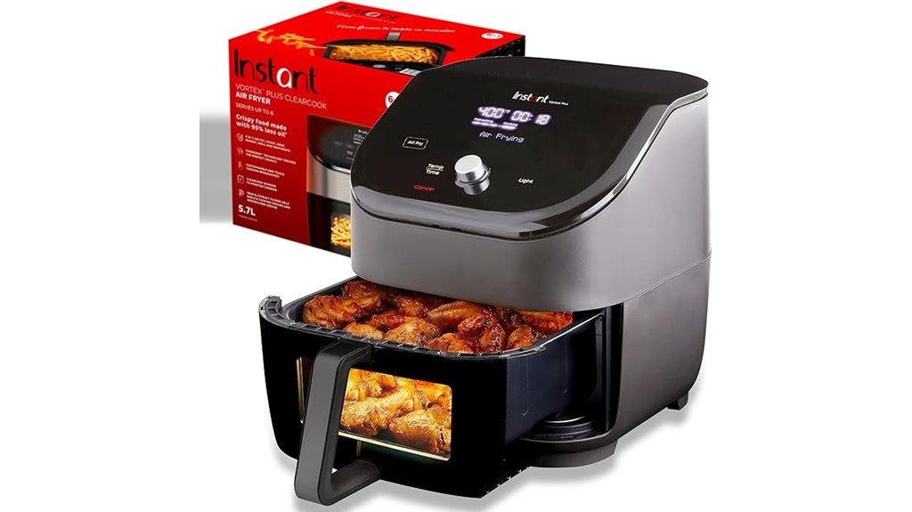 electric multi cooker with air fryer