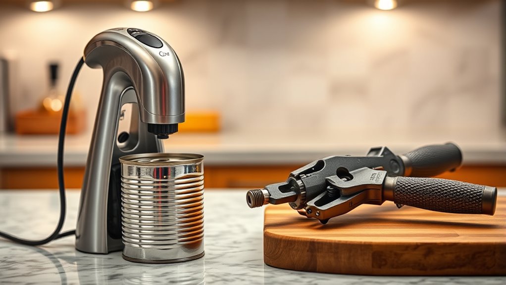 electric vs manual openers