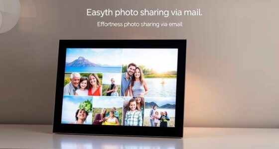 email enabled digital photo frames