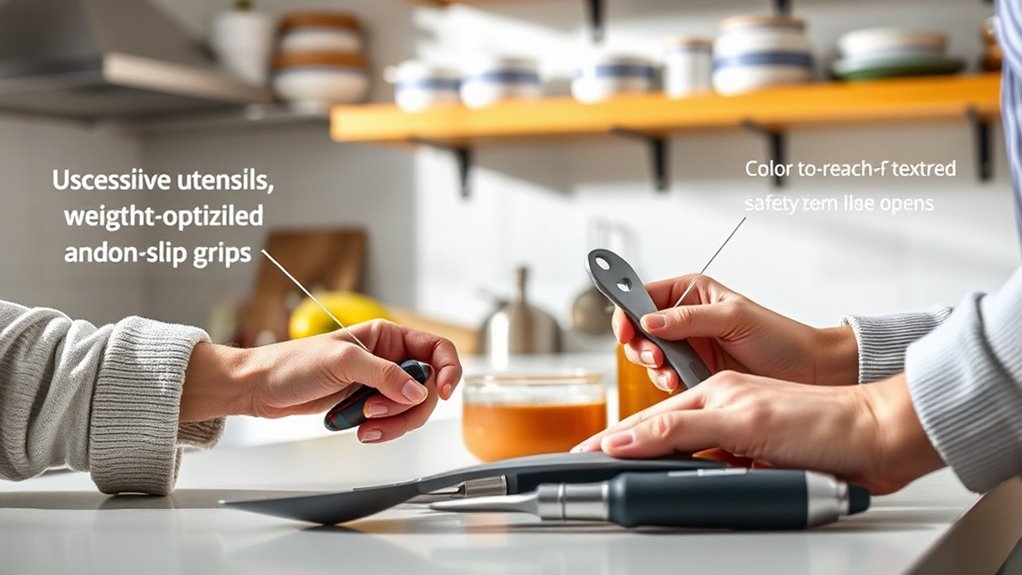 ergonomic adaptive kitchen tools