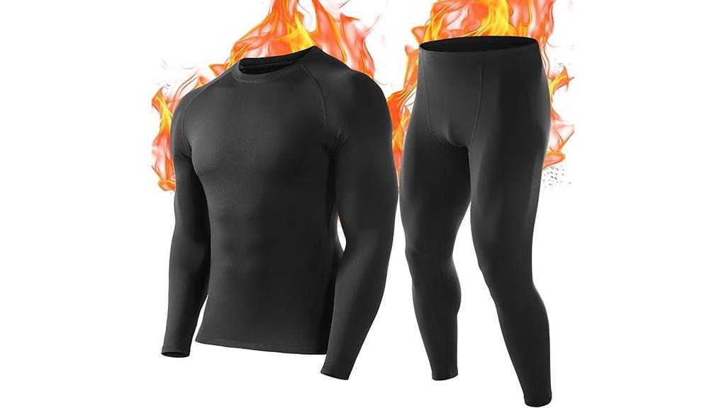fleece lined ski thermals