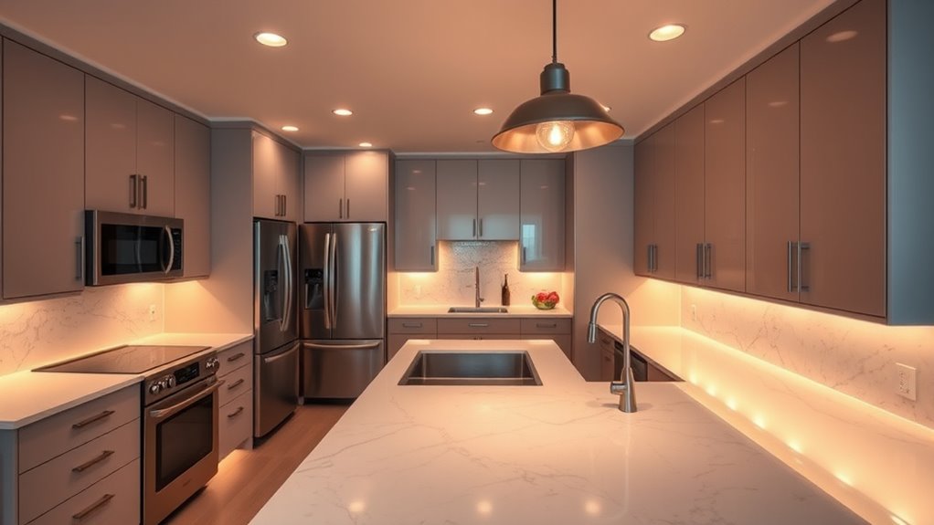 kitchen lighting fixture options