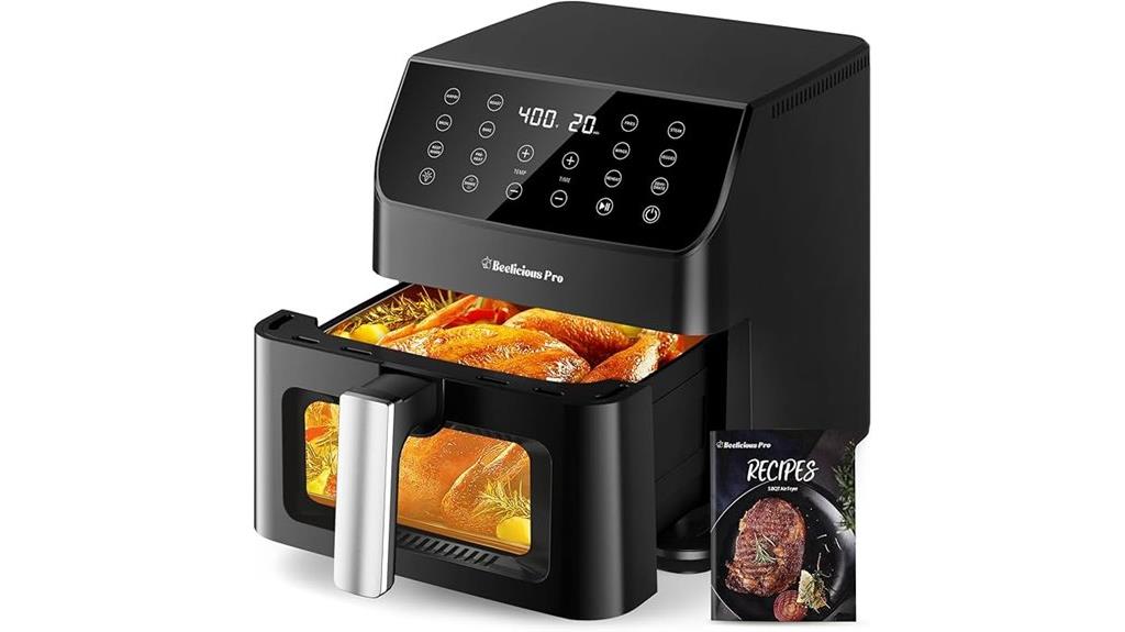 large 5 8qt air fryer