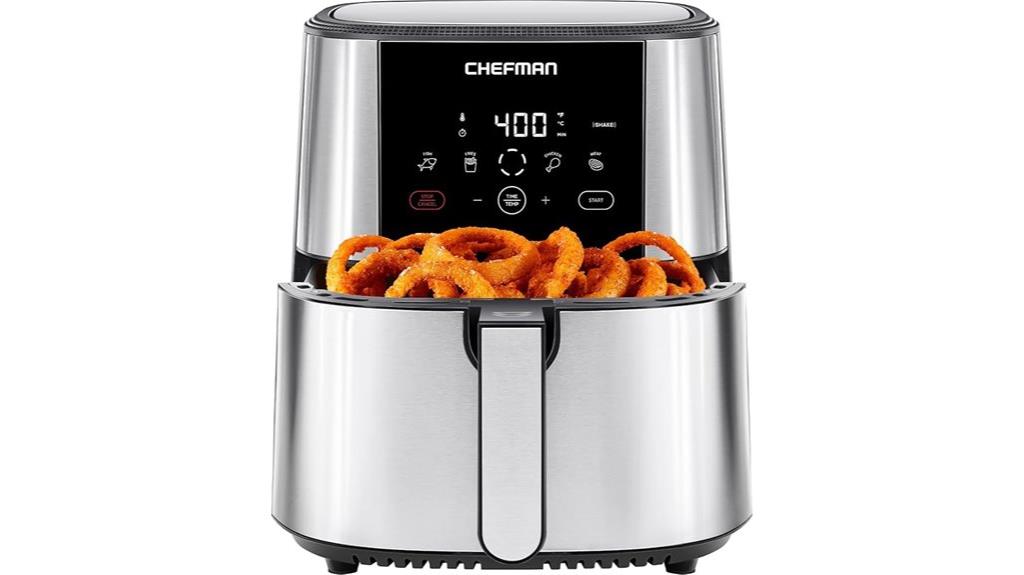 large capacity touchscreen fryer