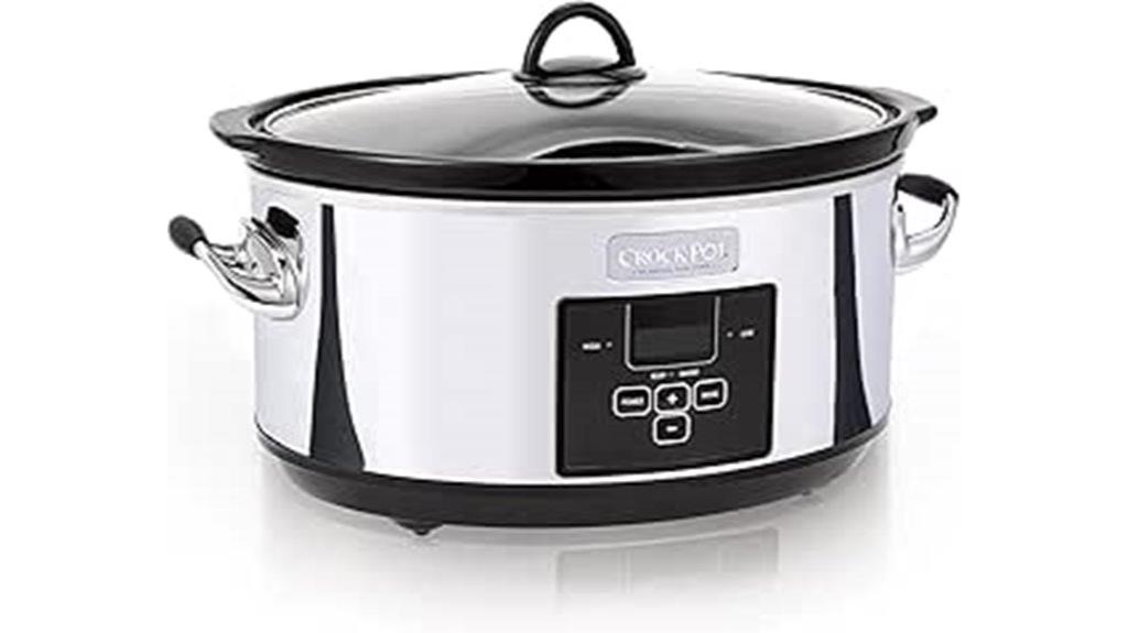 large programmable slow cooker