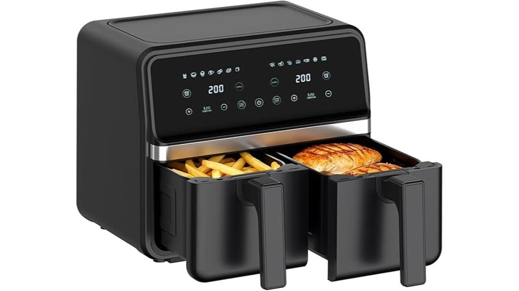 large touchscreen air fryer