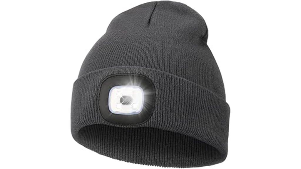 led beanie with light