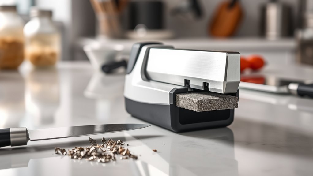 maintain sharpener cleanliness regularly