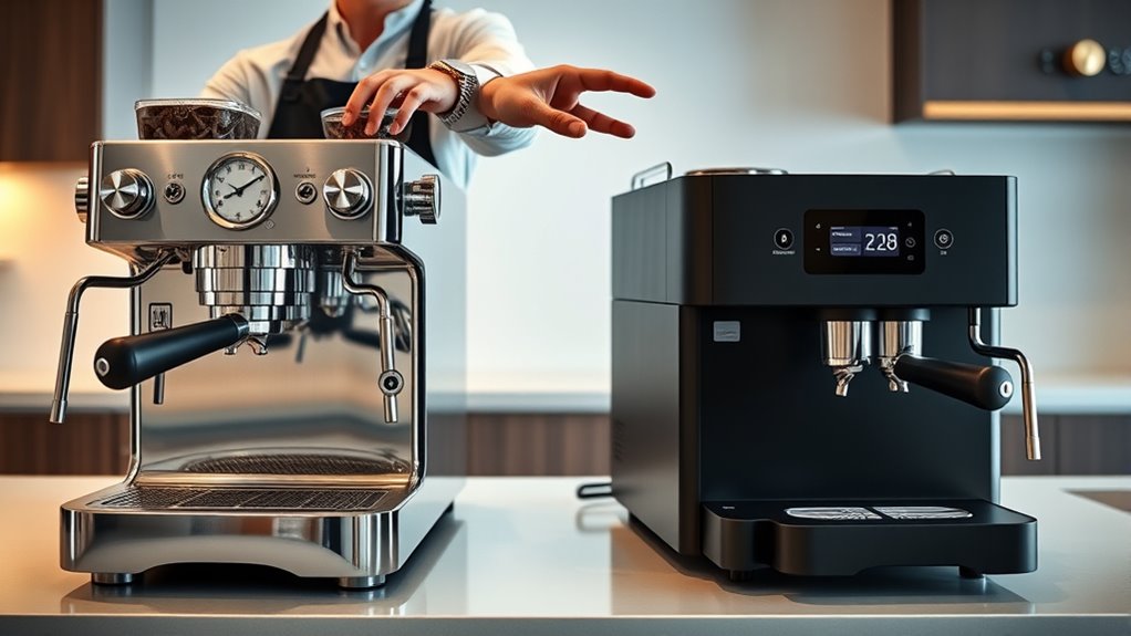 manual vs smart espresso