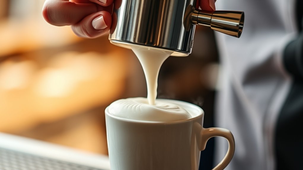 milk frother temperature tips