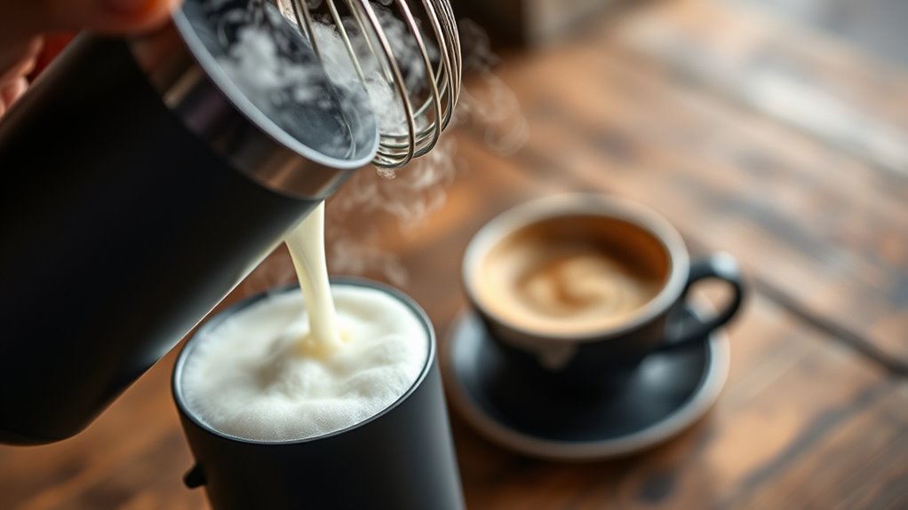 milk frothing technique guide