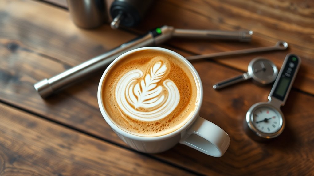 perfect microfoam and fresh beans
