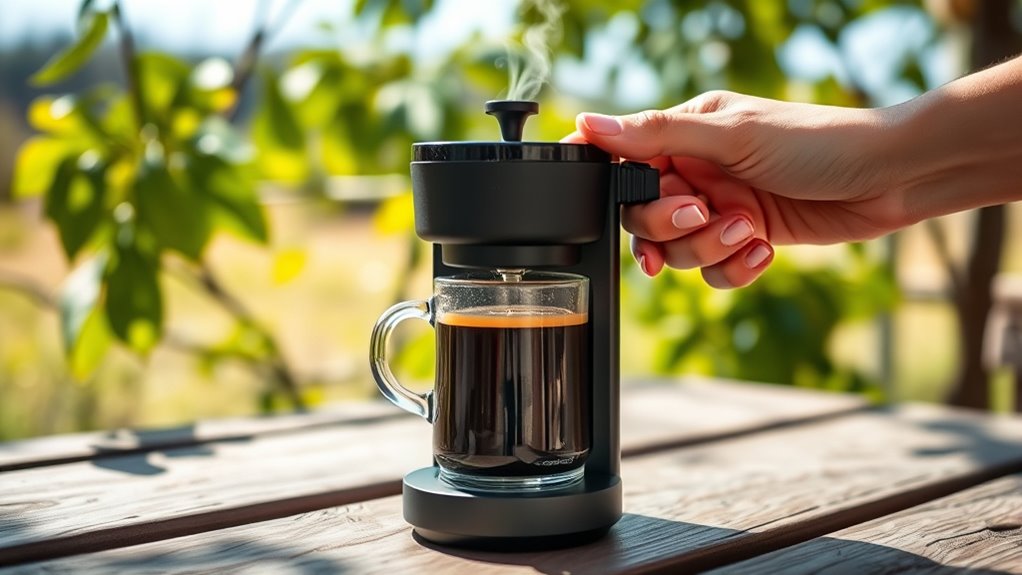 portable coffee brewing devices