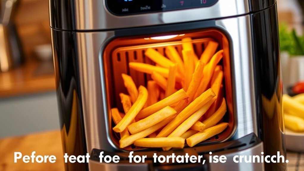 preheat air fryer tips