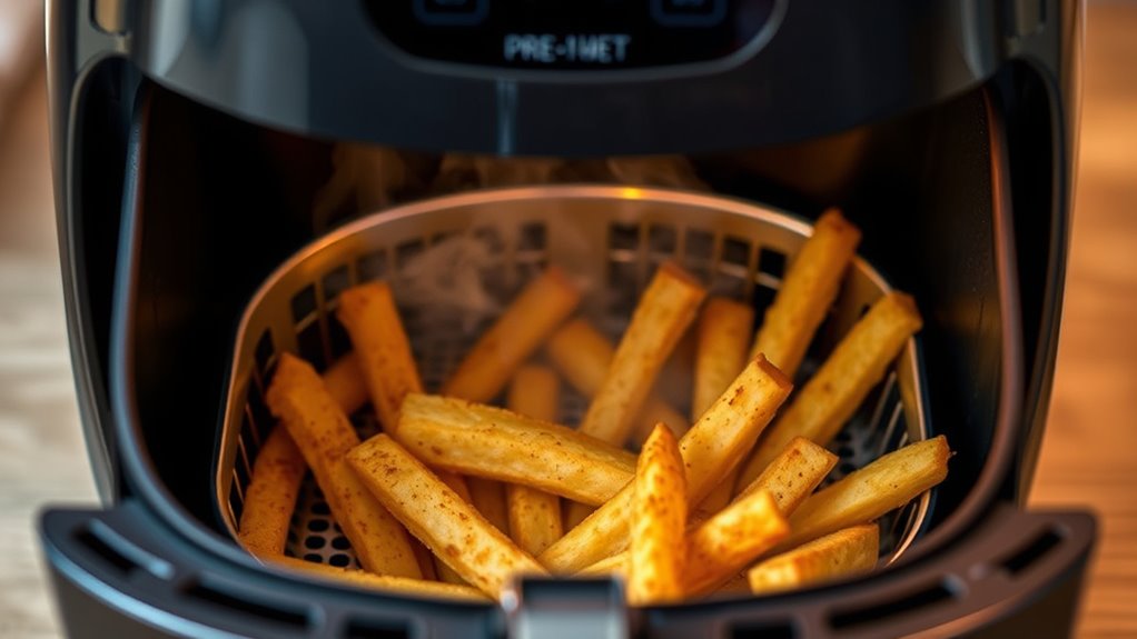 preheat for crispy even results