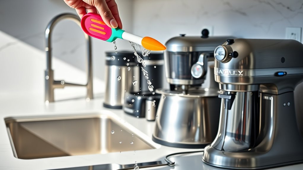 protect kitchen gadgets from spills