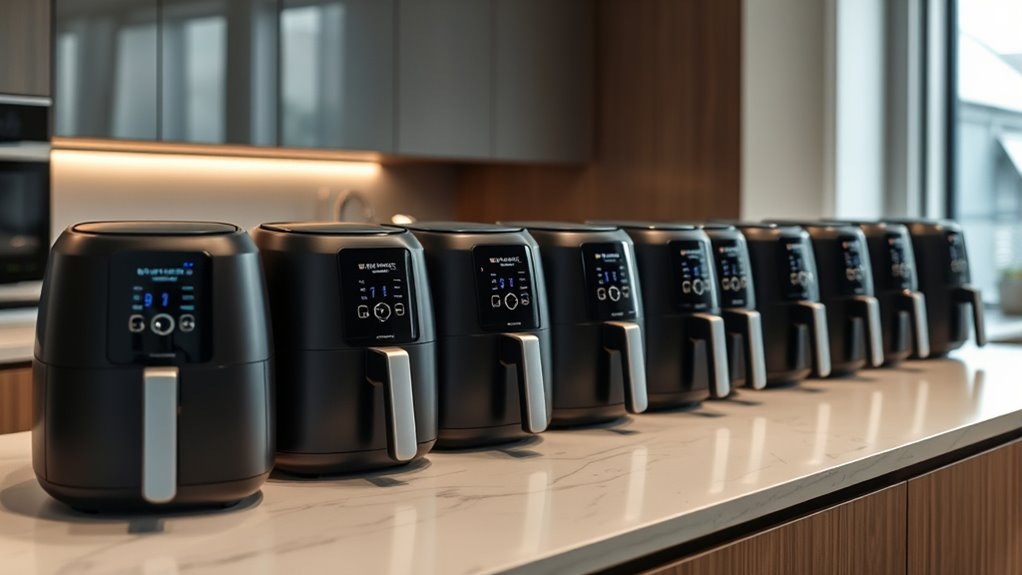 quiet efficient air fryers