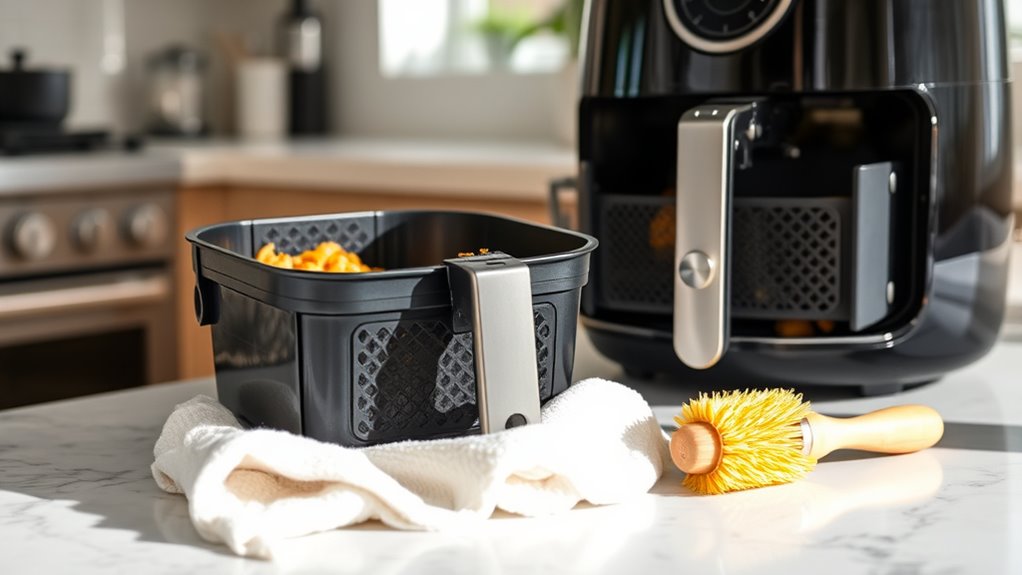 regular air fryer cleaning schedule