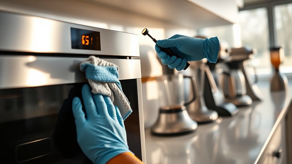 regular gadget cleaning and inspection