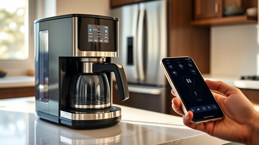 remote coffee control synchronization