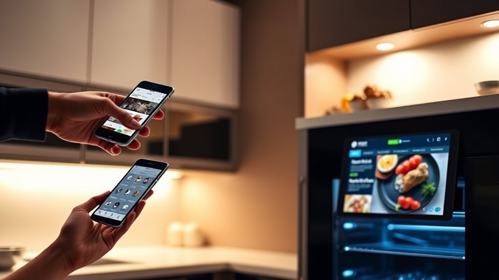 remote cooking control access