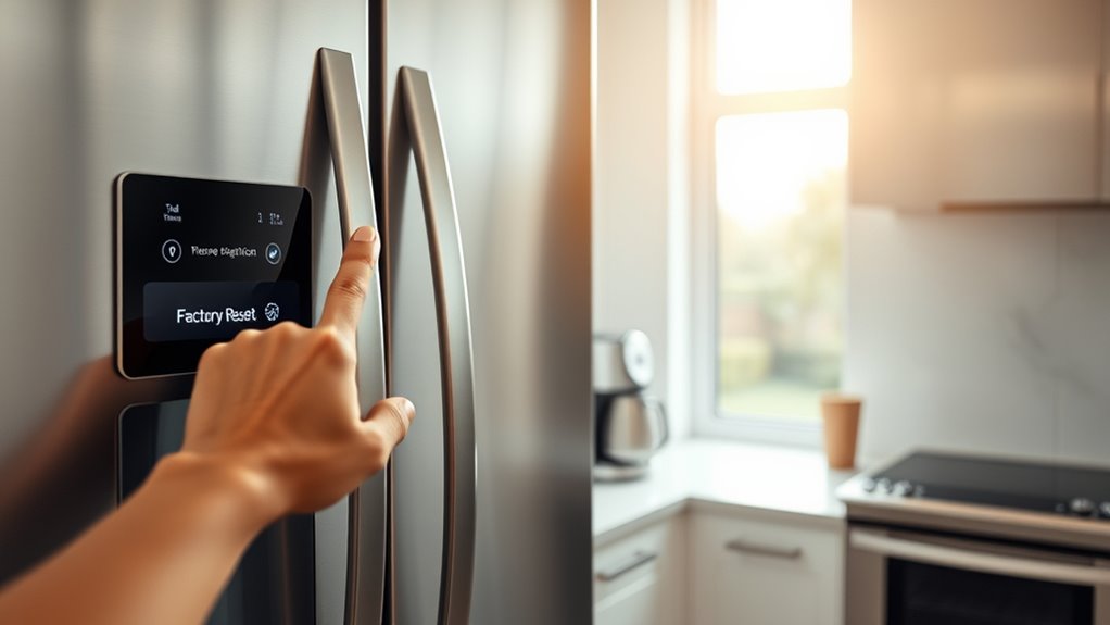 resetting smart appliances securely