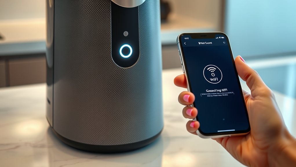 secure wi fi appliance connection