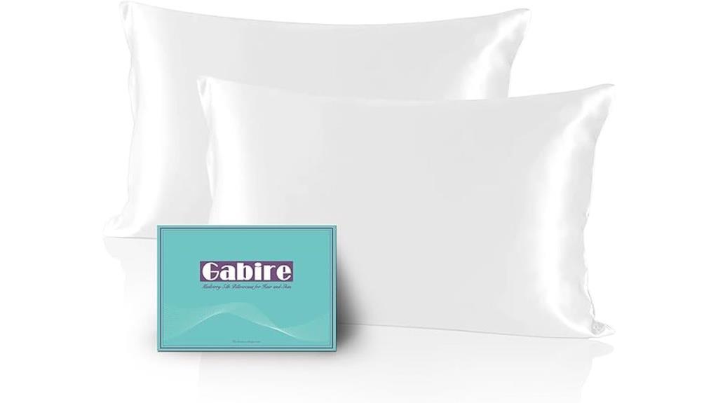 silk pillowcases set two