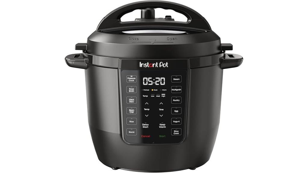 six quart multi cooker appliance