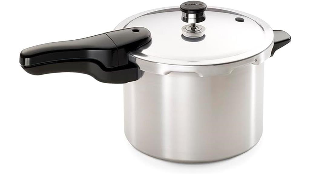 six quart silver aluminum