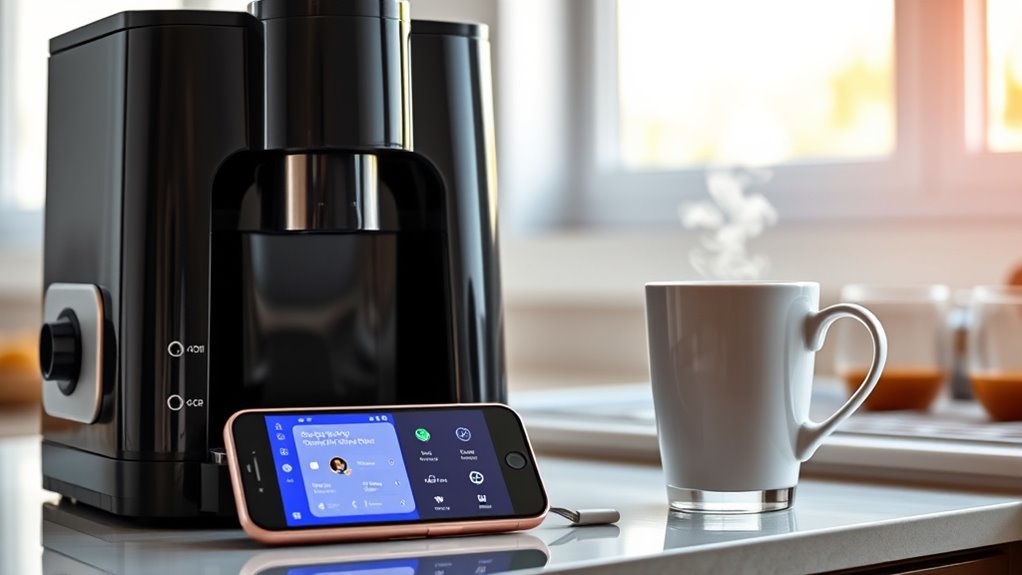 smart coffee machine control