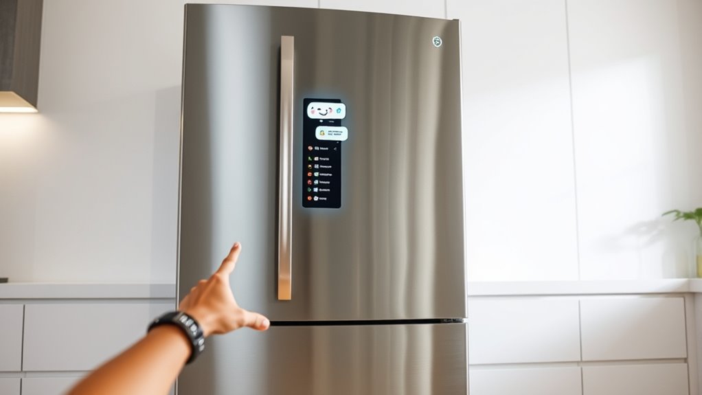 smart fridge user recognition