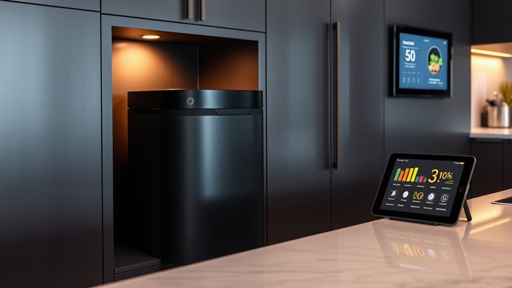 smart trash can integration