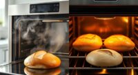 steam enhances baking quality