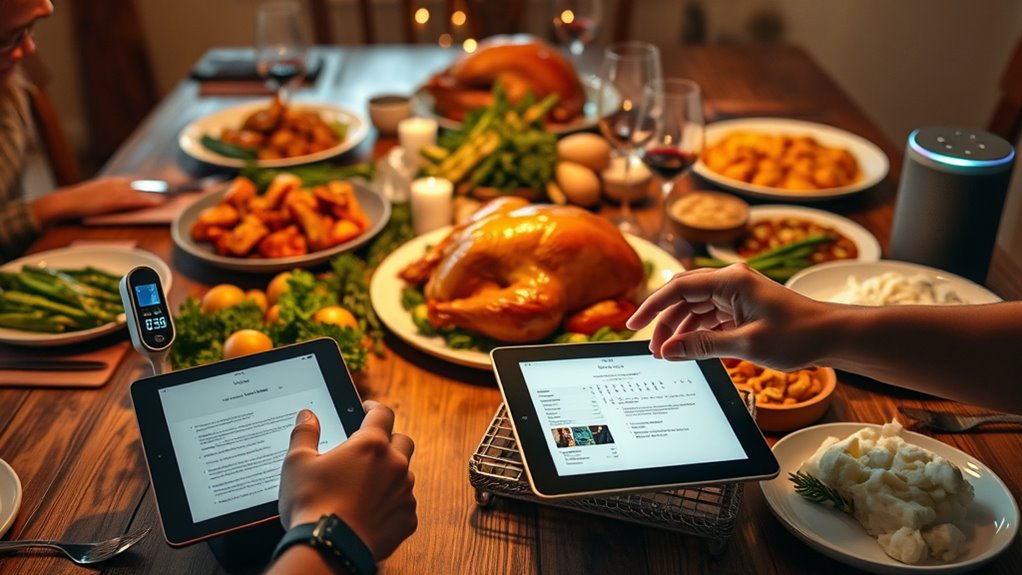 tech savvy holiday cooking