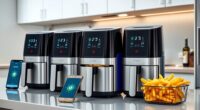 top app controlled fryers