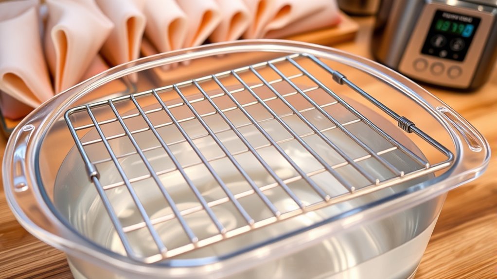 top container sous vide racks