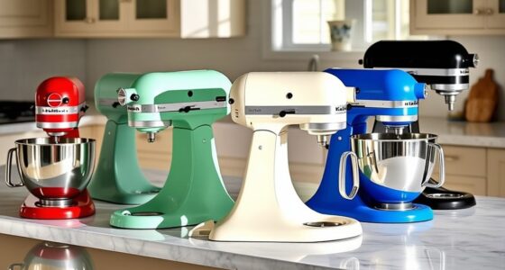 top kitchenaid mixer colors